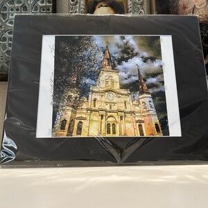 Limited Edition Hand-Signed 14x11  St. Louis Cathedral New Orleans‎ Art Print